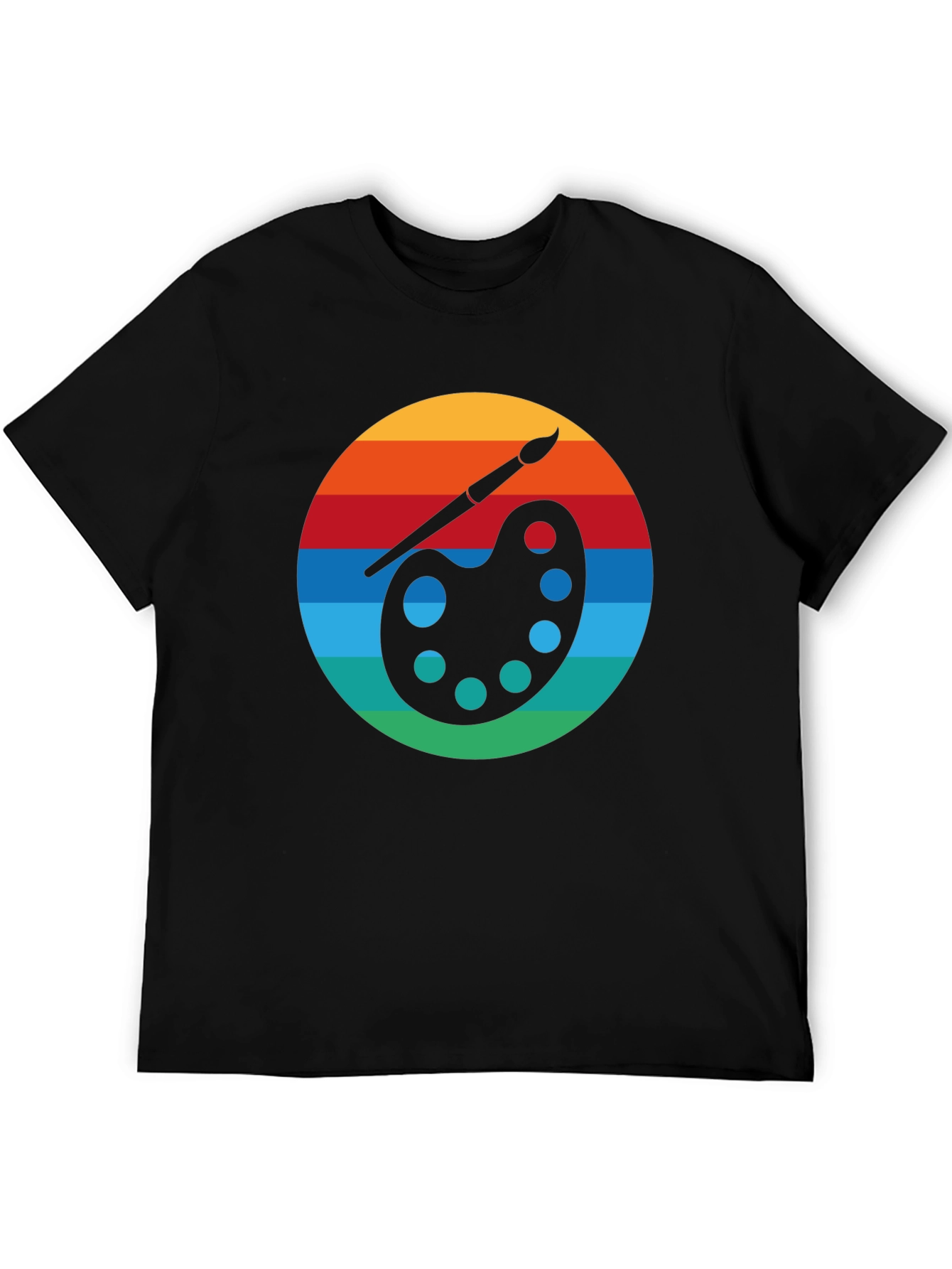 Retro Artist Palette Graphic Tee