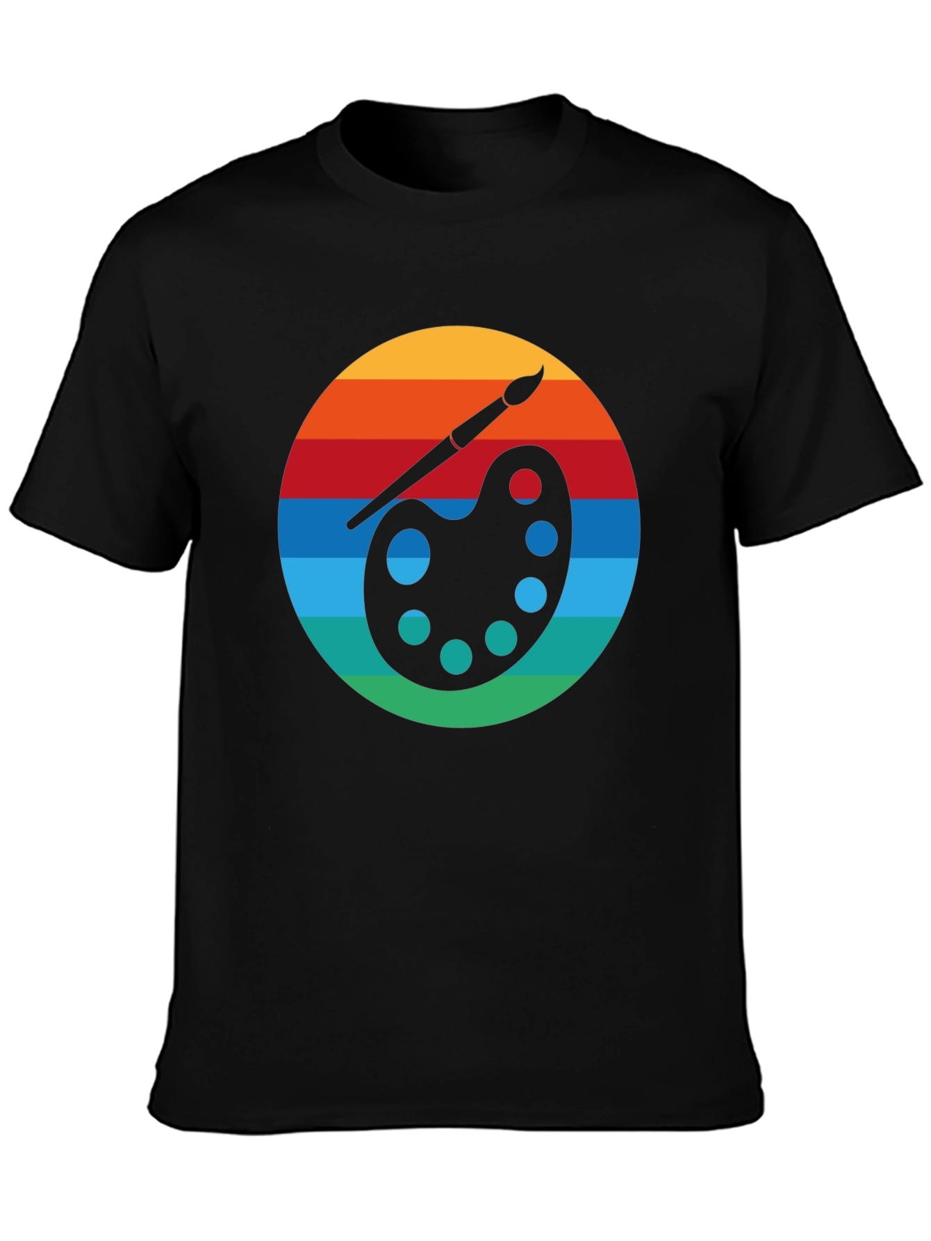 Retro Artist Palette Graphic Tee