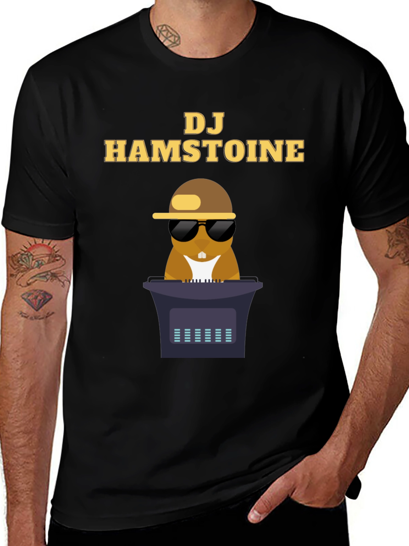 DJ Hamstoine T-Shirt - Funny Graphic Tee