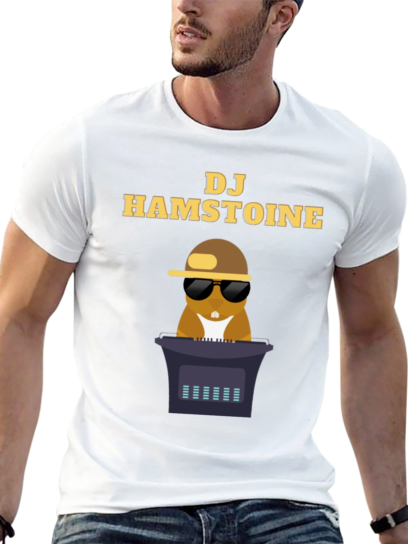 DJ Hamstoine T-Shirt - Funny Graphic Tee