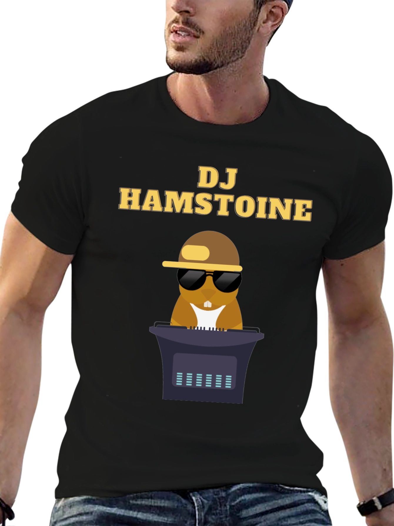 DJ Hamstoine T-Shirt - Funny Graphic Tee