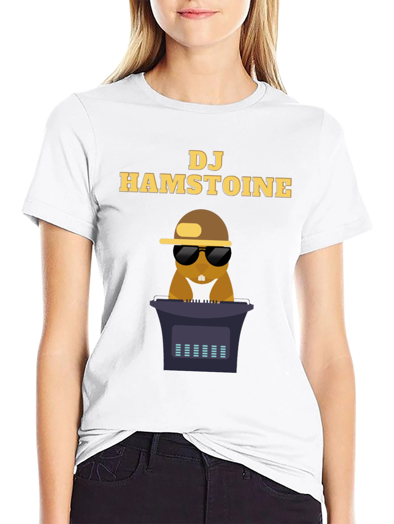 DJ Hamstoine T-Shirt - Funny Graphic Tee