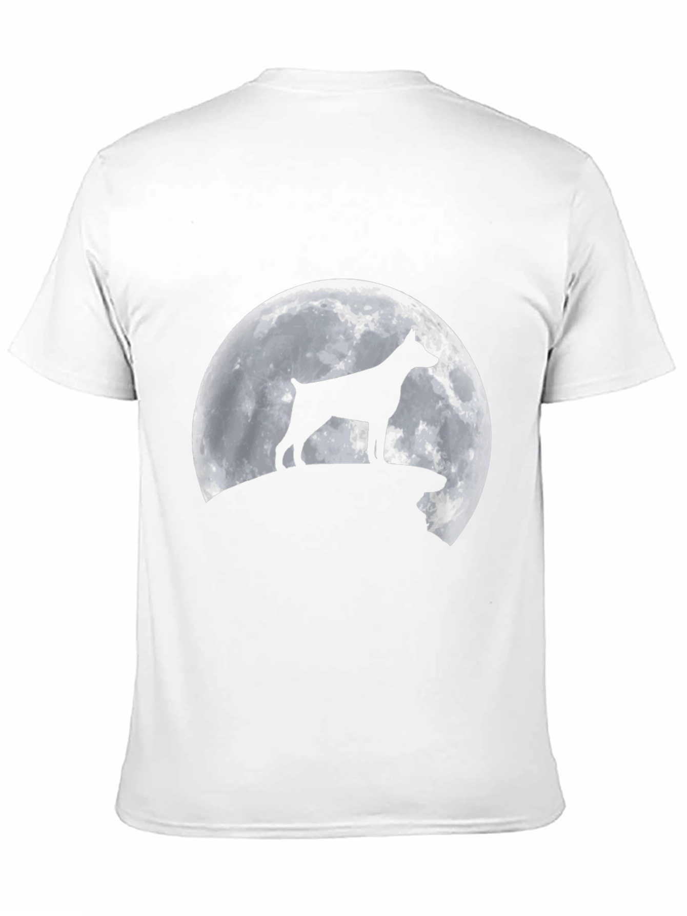 Dog Silhouette Moon T-Shirt