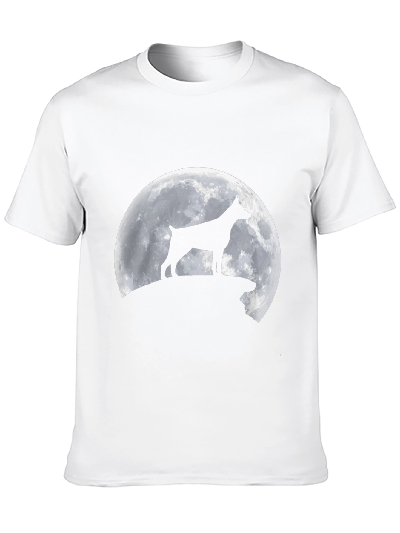 Dog Silhouette Moon T-Shirt