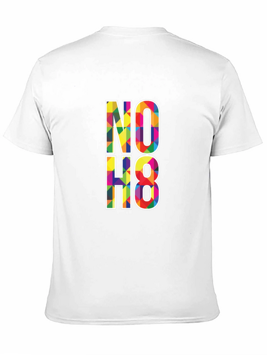 NO H8 Graphic T-Shirt - Anti-Hate Equality Tee