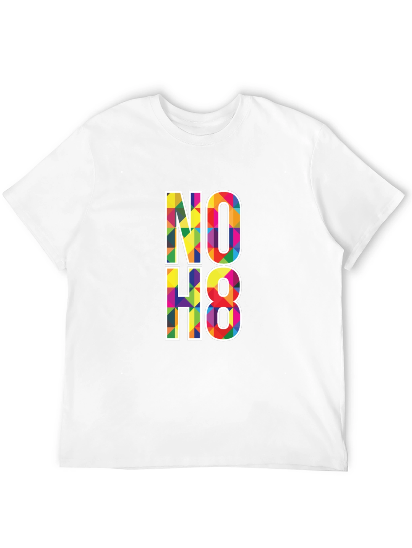 NO H8 Graphic T-Shirt - Anti-Hate Equality Tee