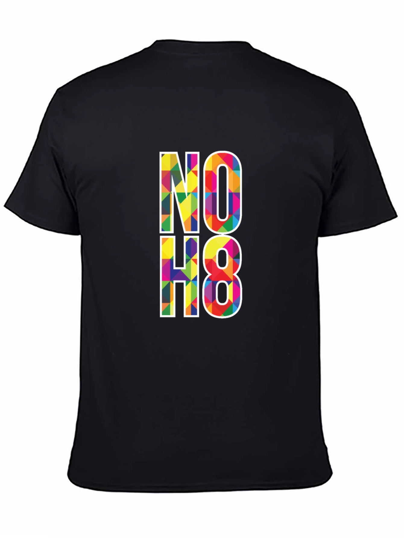 NO H8 Graphic T-Shirt - Anti-Hate Equality Tee
