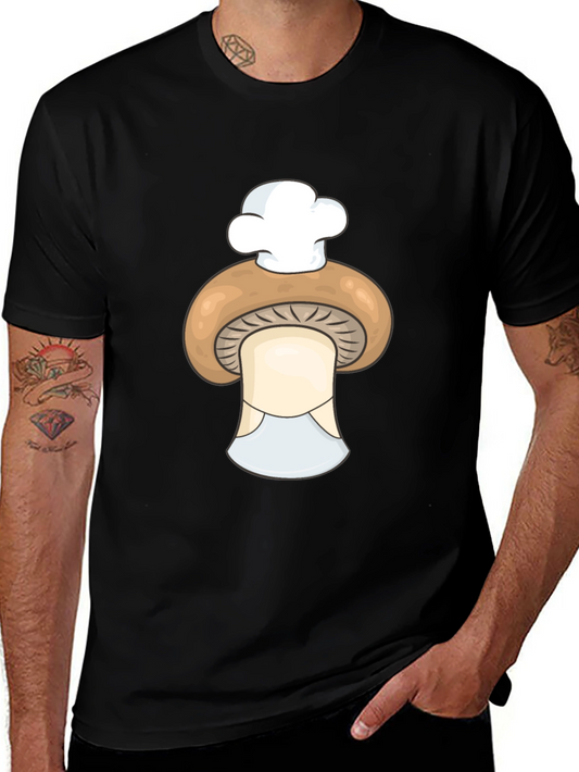 Chef Mushroom T-Shirt - Funny Cook Graphic Tee