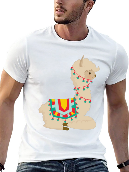 Alpaca T-Shirt - Cute Cartoon Llama Graphic Tee