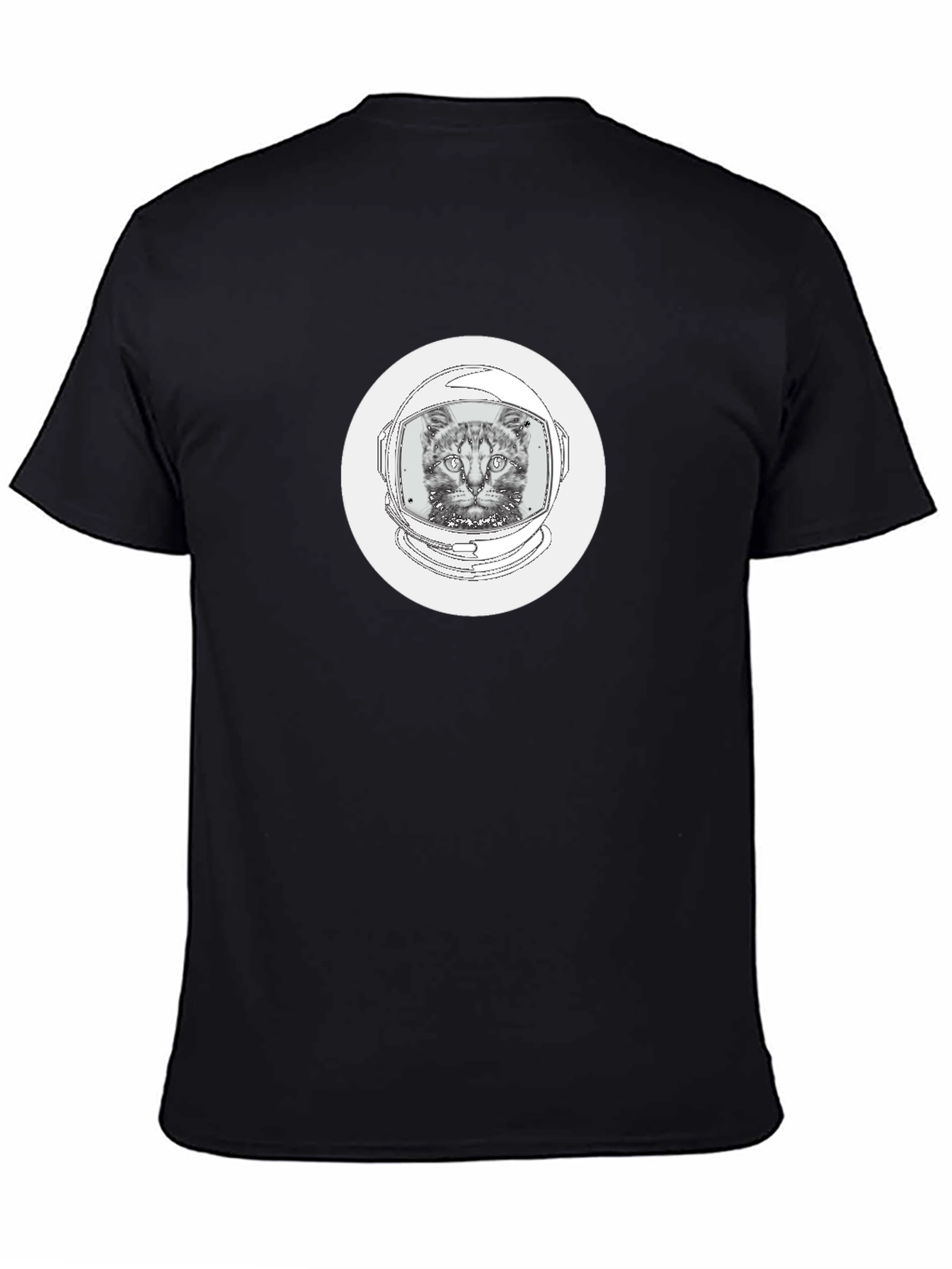 Cat Astronaut Graphic Tee - Cool Space Kitty Shirt