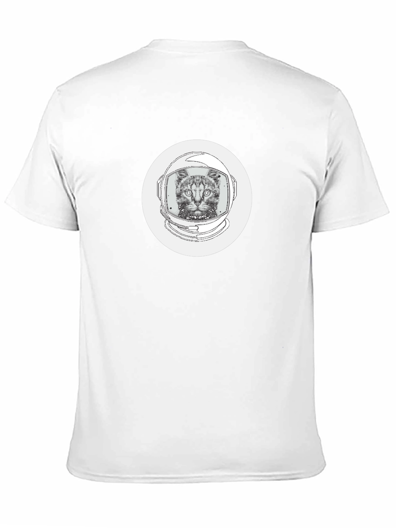 Cat Astronaut Graphic Tee - Cool Space Kitty Shirt
