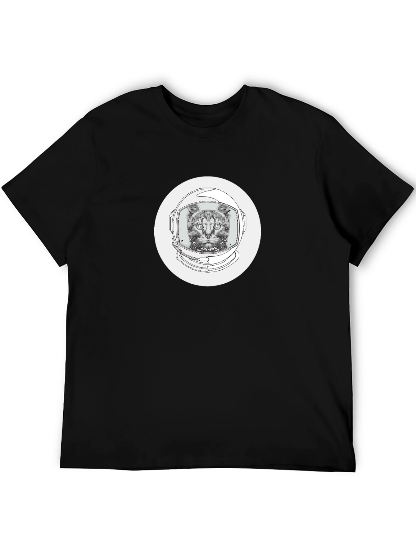 Cat Astronaut Graphic Tee - Cool Space Kitty Shirt