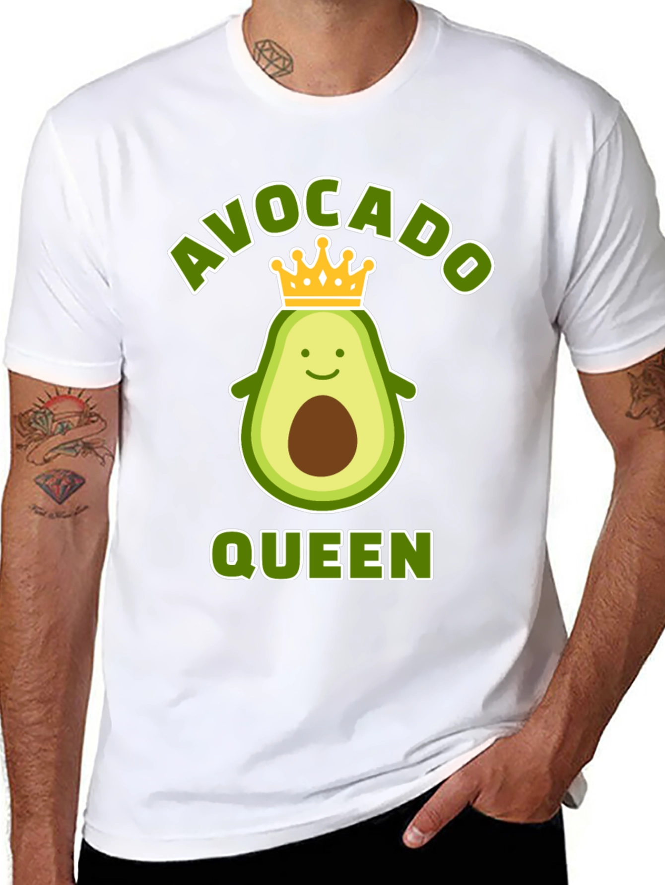 Avocado Queen T-Shirt - Funny Avocado Lover Tee