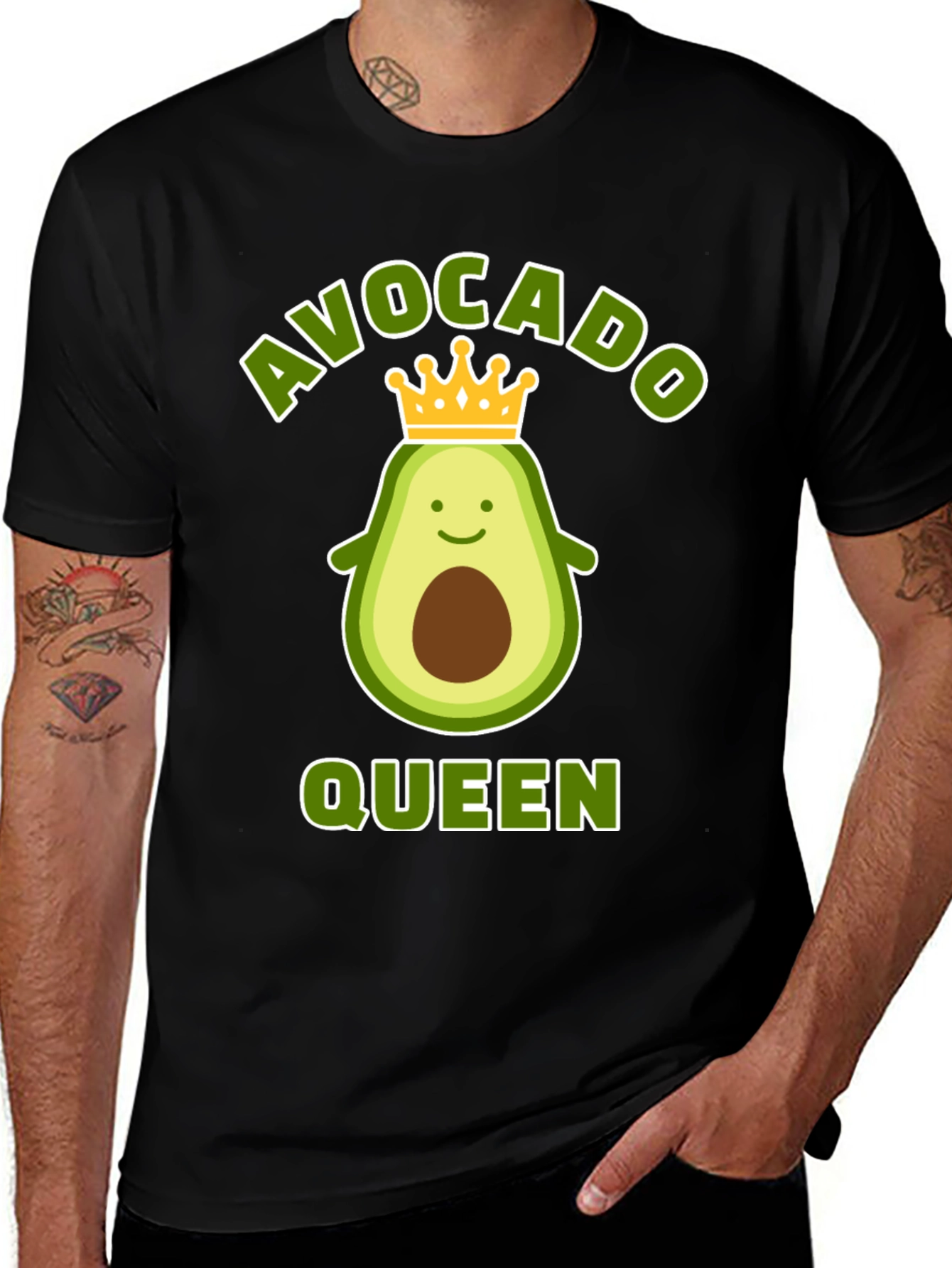 Avocado Queen T-Shirt - Funny Avocado Lover Tee