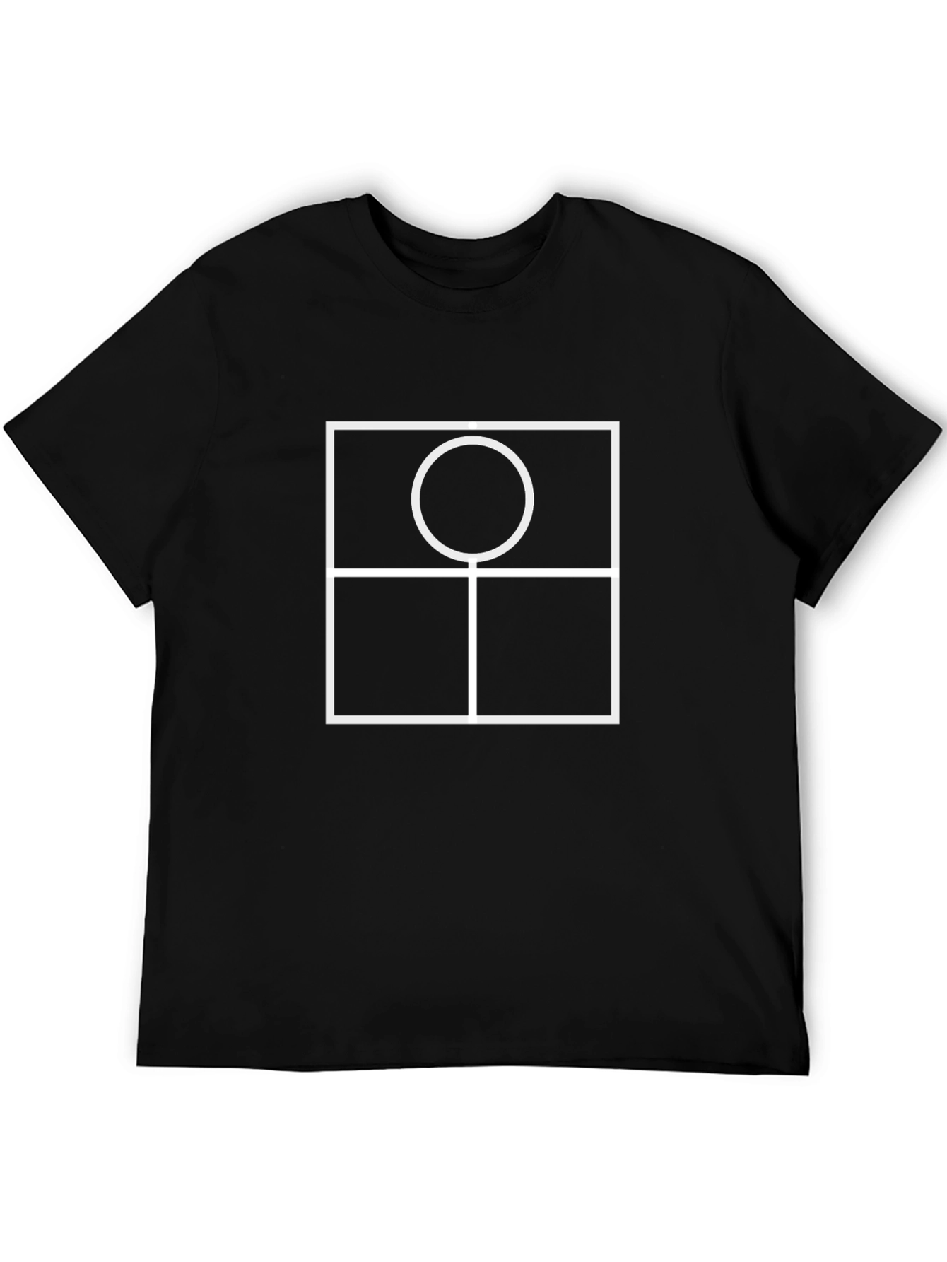 Abstract Graphic Print T-Shirt - Modern Style