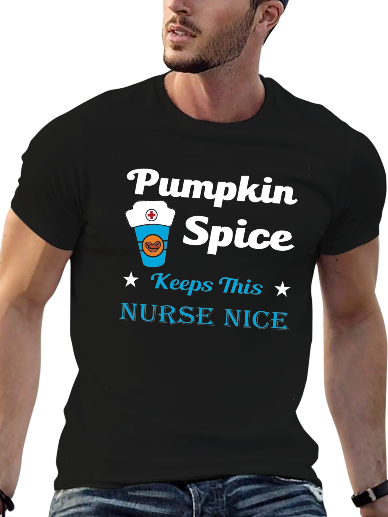 Pumpkin Spice Nurse T-Shirt - Fall Apparel