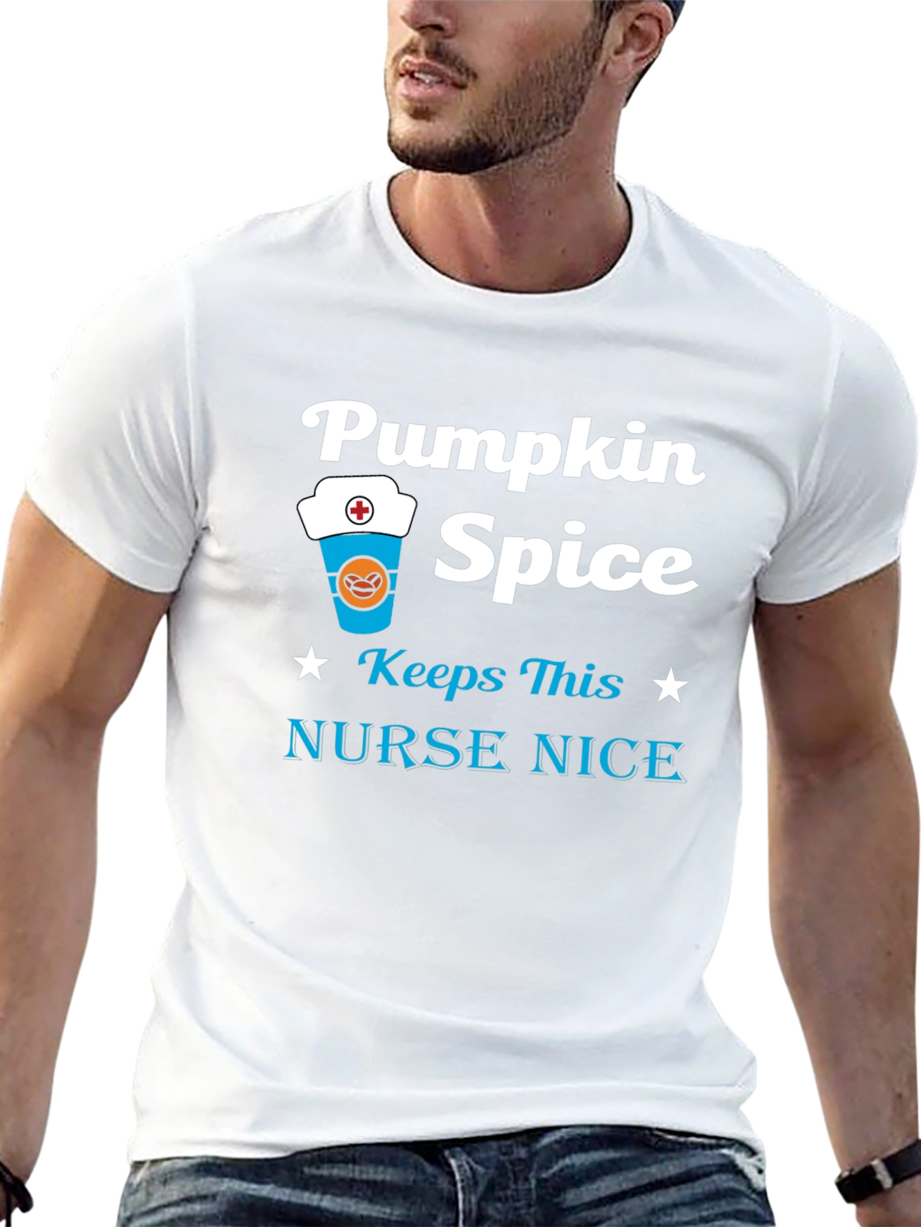 Pumpkin Spice Nurse T-Shirt - Fall Apparel