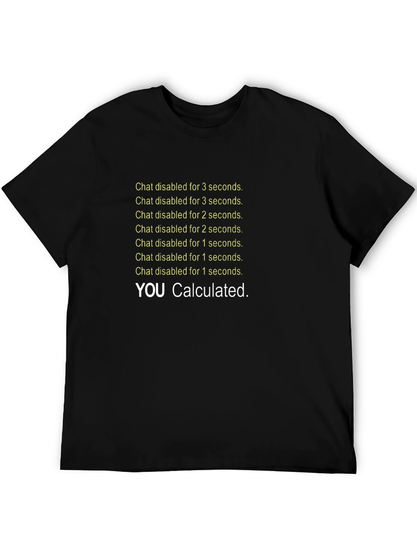 Chat Disabled T-Shirt - Rocket League Inspired