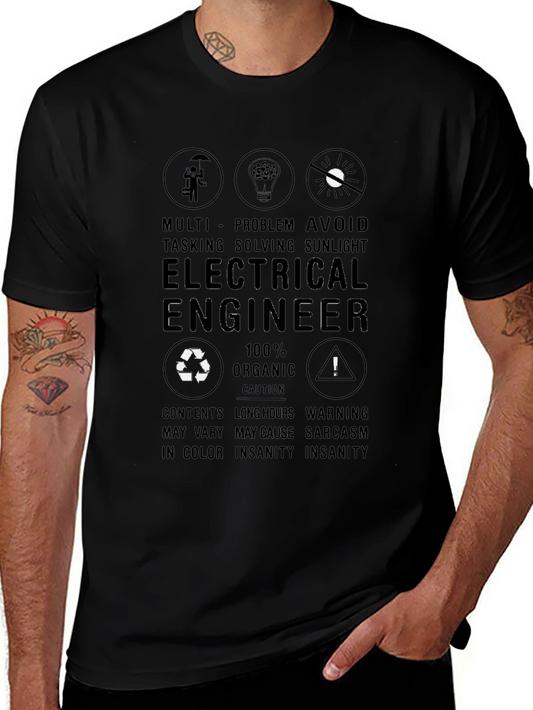 Electrical Engineer T-Shirt - Multi-Tasking Problem Solving Design