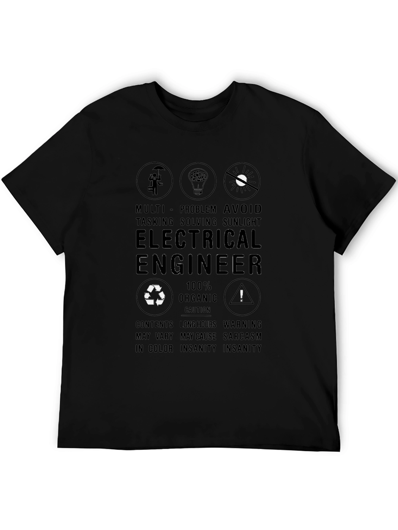 Electrical Engineer T-Shirt - Multi-Tasking Problem Solving Design