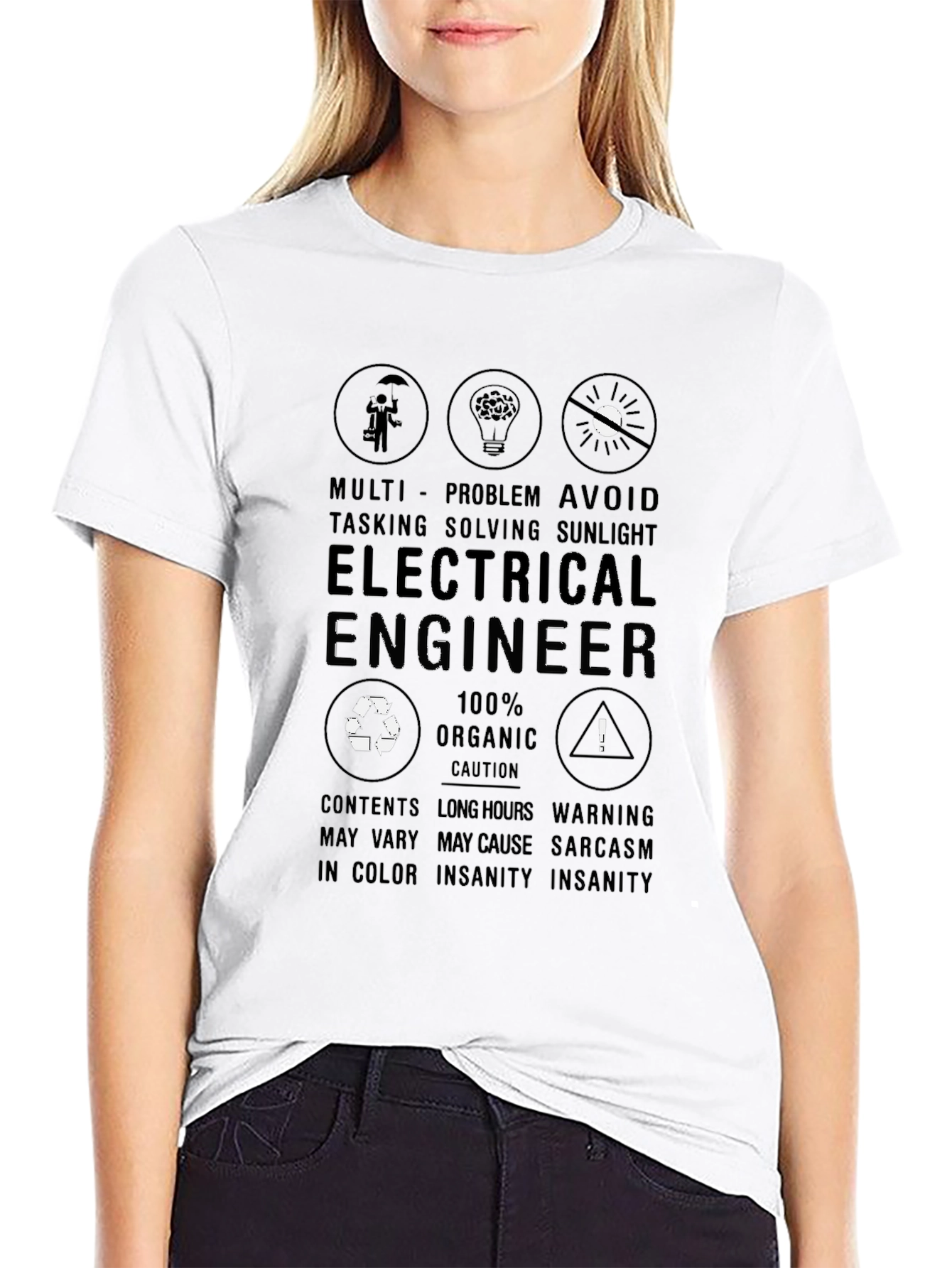 Electrical Engineer T-Shirt - Multi-Tasking Problem Solving Design