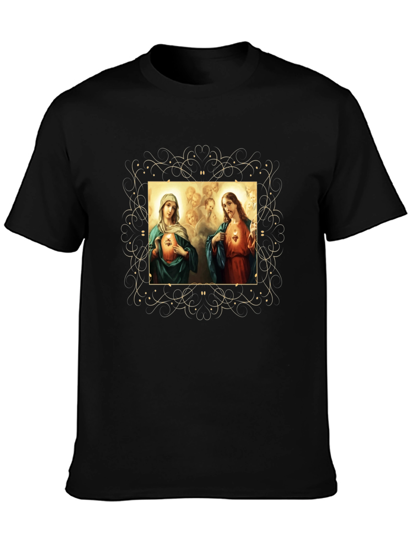 Jesus and Mary Graphic T-Shirt