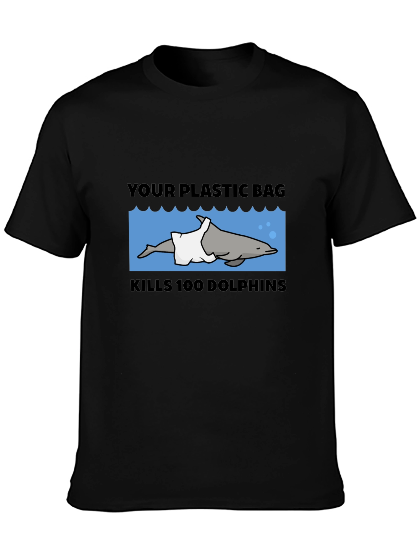 Eco-Awareness T-Shirt: Save the Dolphins