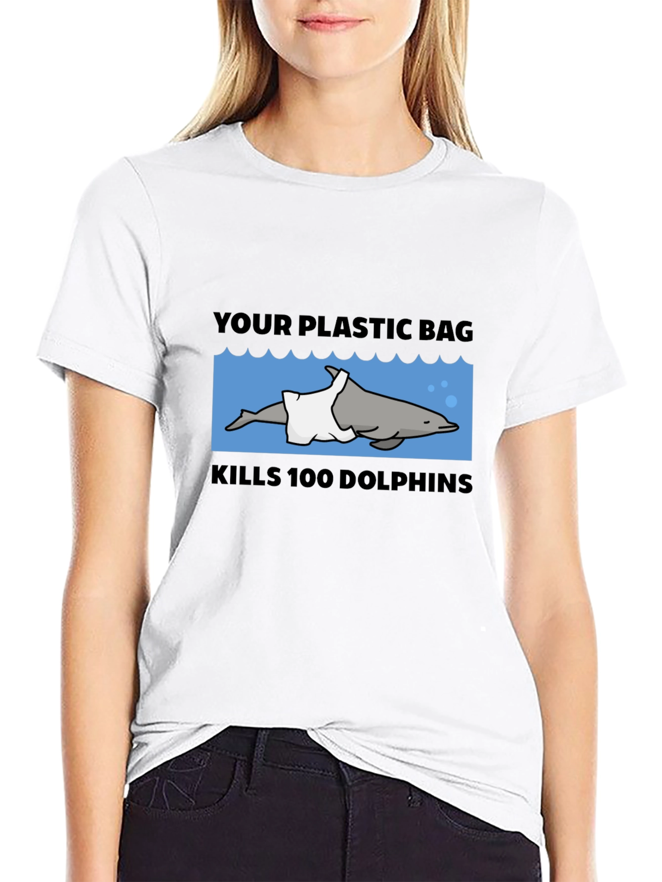 Eco-Awareness T-Shirt: Save the Dolphins
