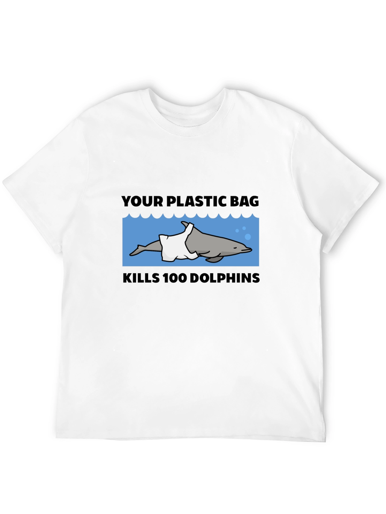 Eco-Awareness T-Shirt: Save the Dolphins