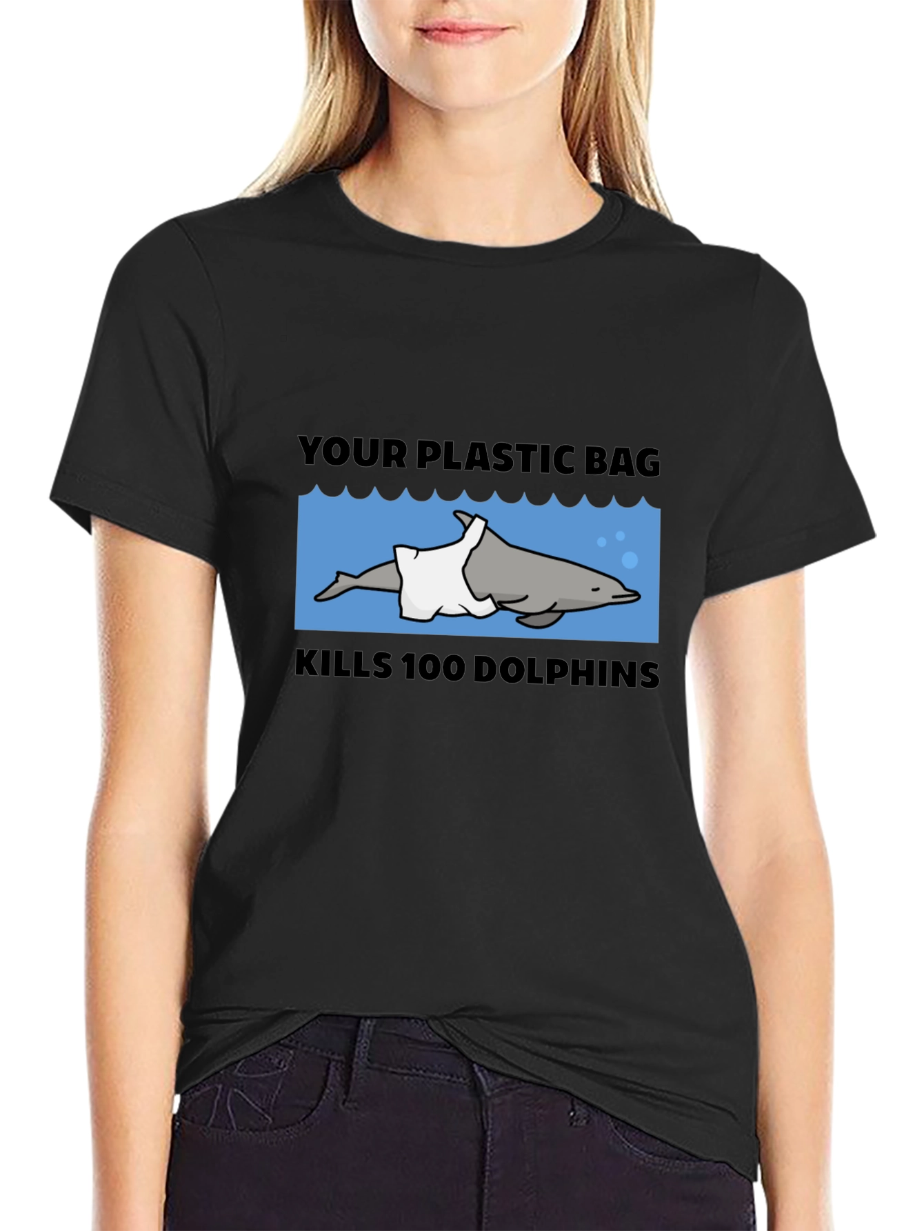 Eco-Awareness T-Shirt: Save the Dolphins