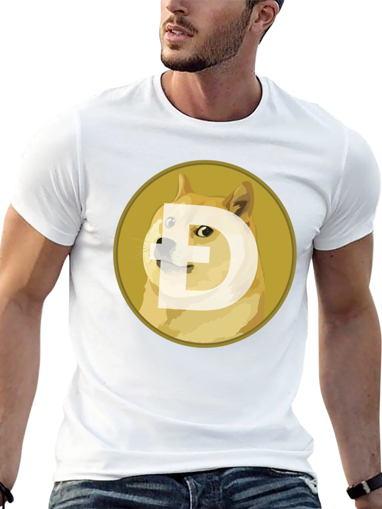 Dogecoin Crypto Black T-Shirt