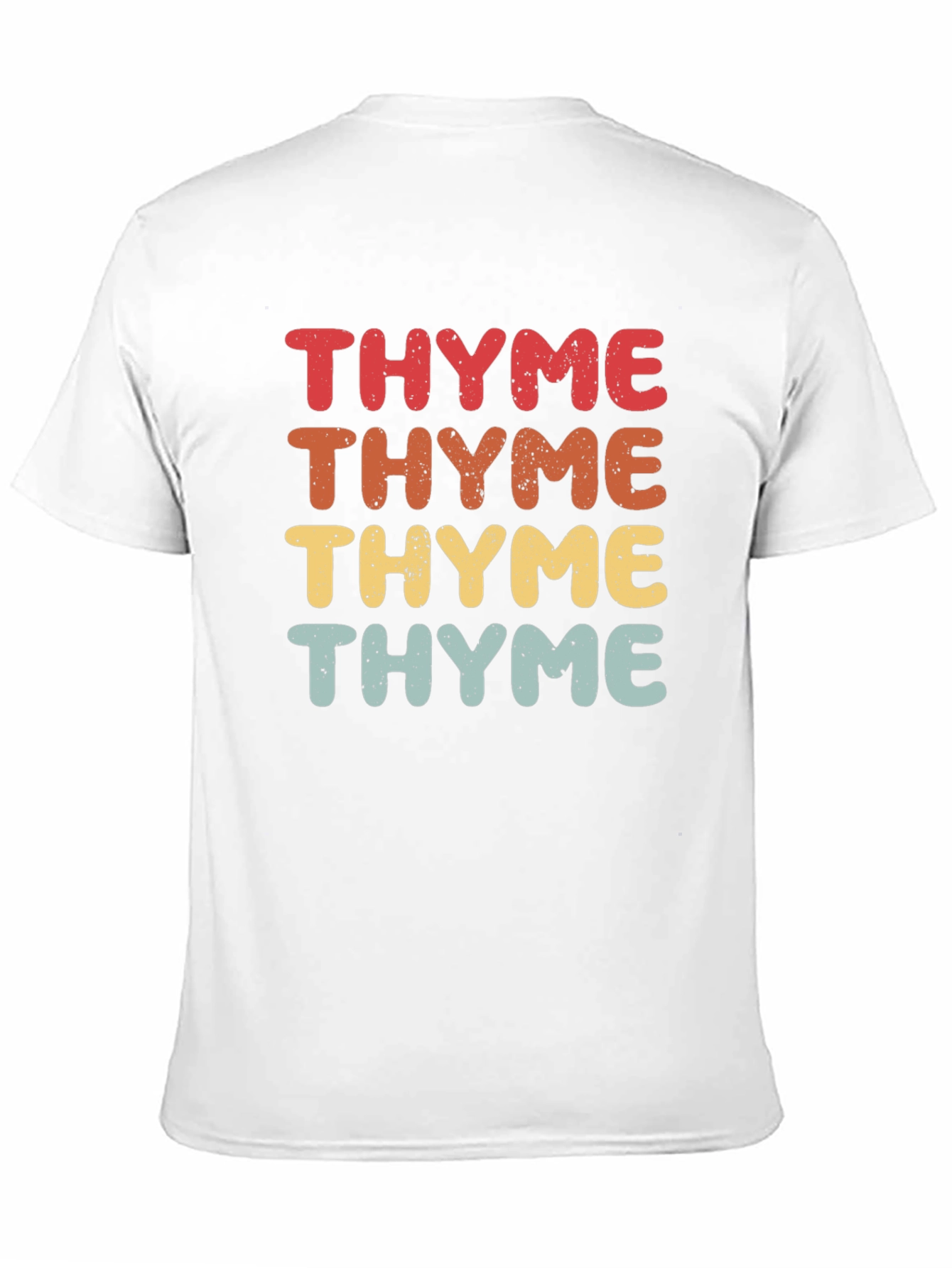 Retro Thyme Graphic Print T-Shirt