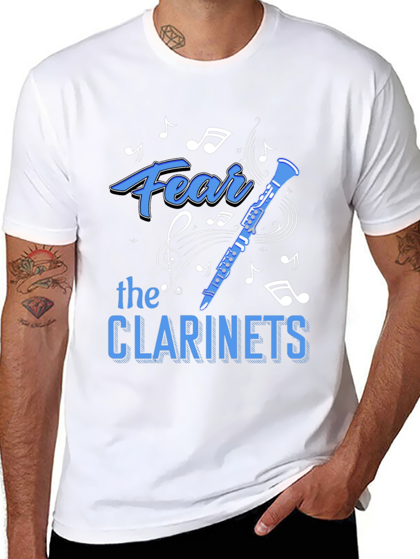 Fear The Clarinets T-Shirt - Musician Humor