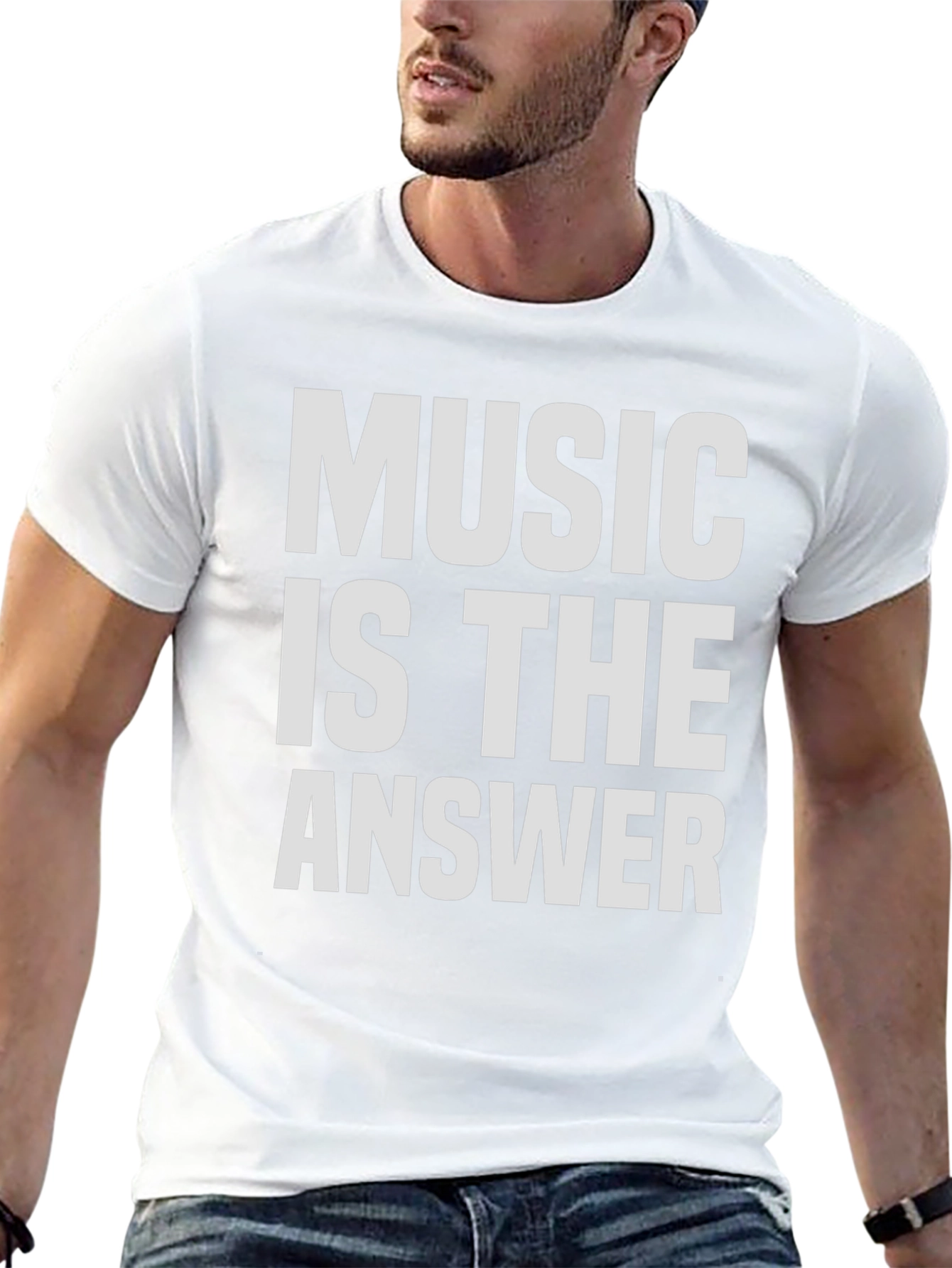 Music Is The Answer Graphic Tee