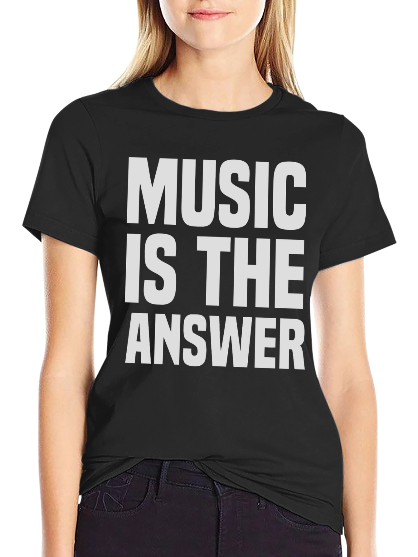 Music Is The Answer Graphic Tee