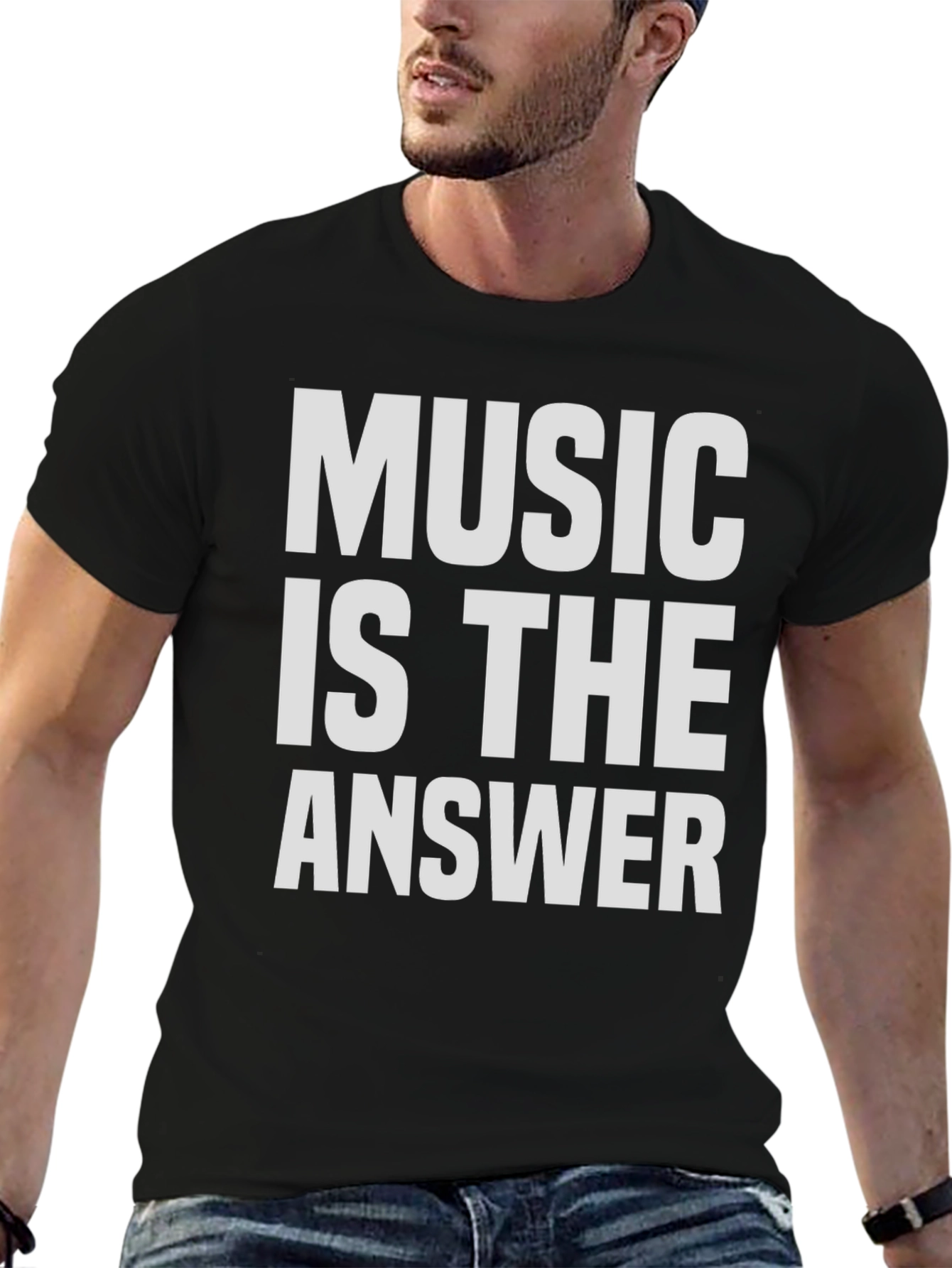 Music Is The Answer Graphic Tee