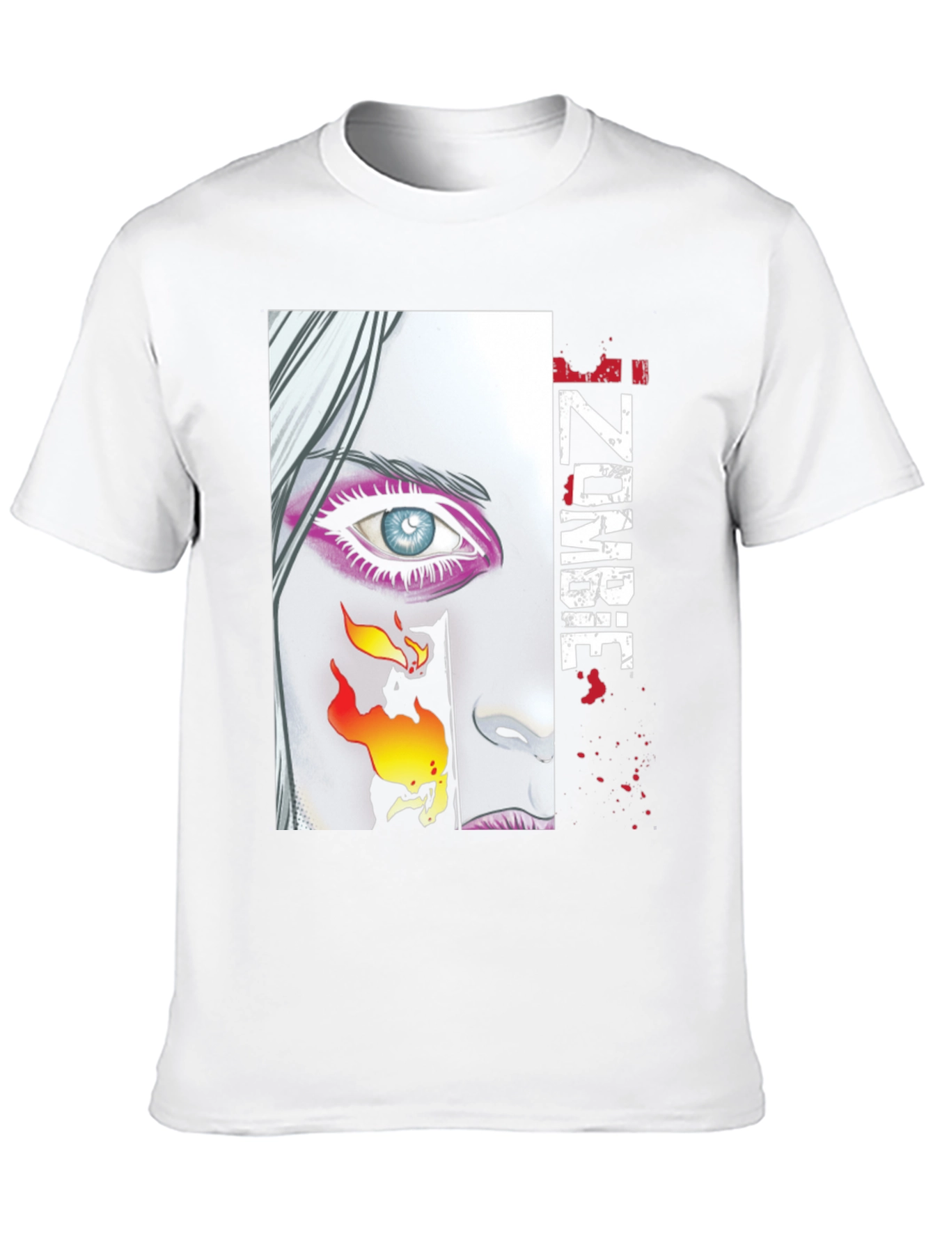 IZombie Graphic Print Black T-Shirt