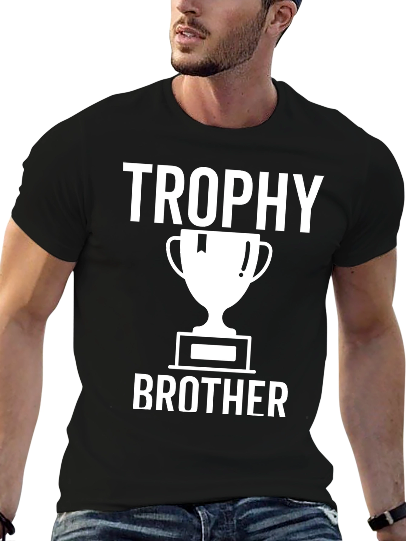 Trophy Brother Graphic T-Shirt - Black