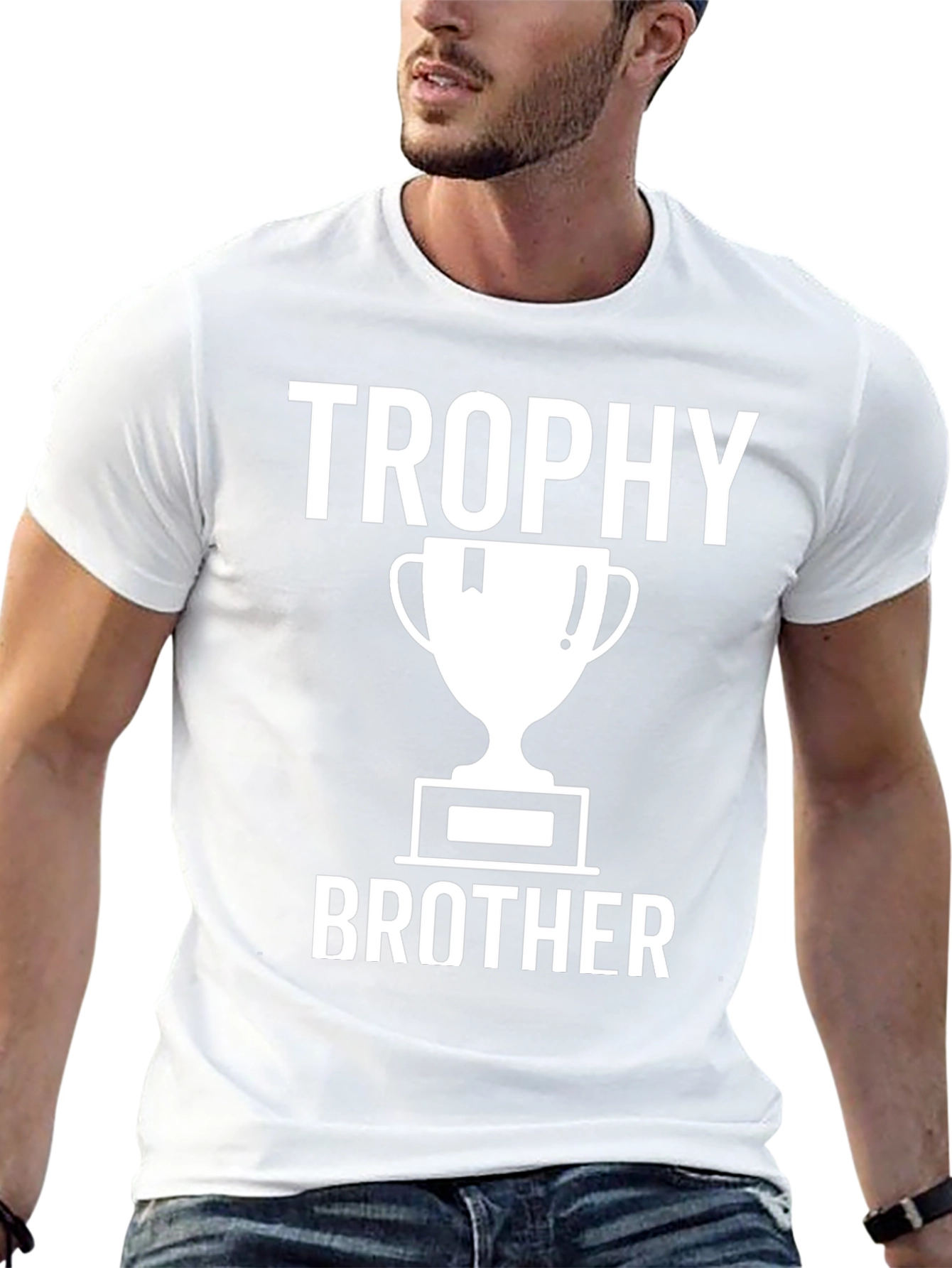 Trophy Brother Graphic T-Shirt - Black