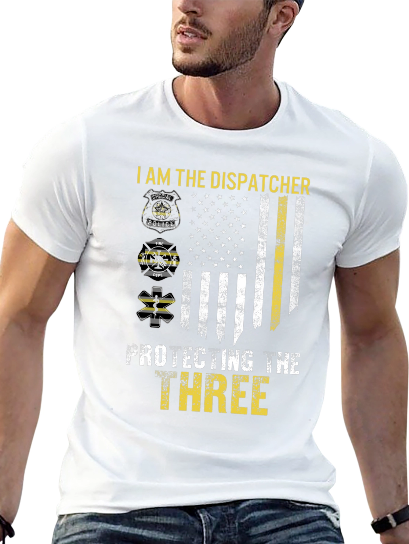 Dispatcher Protecting the Three T-Shirt