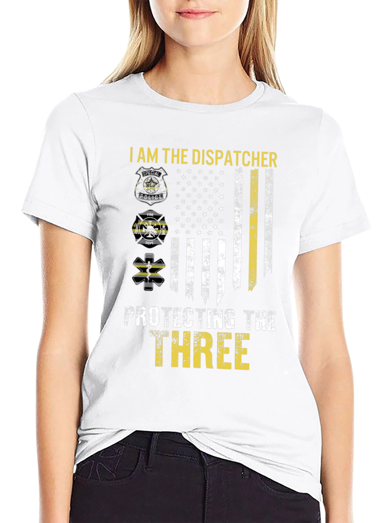 Dispatcher Protecting the Three T-Shirt
