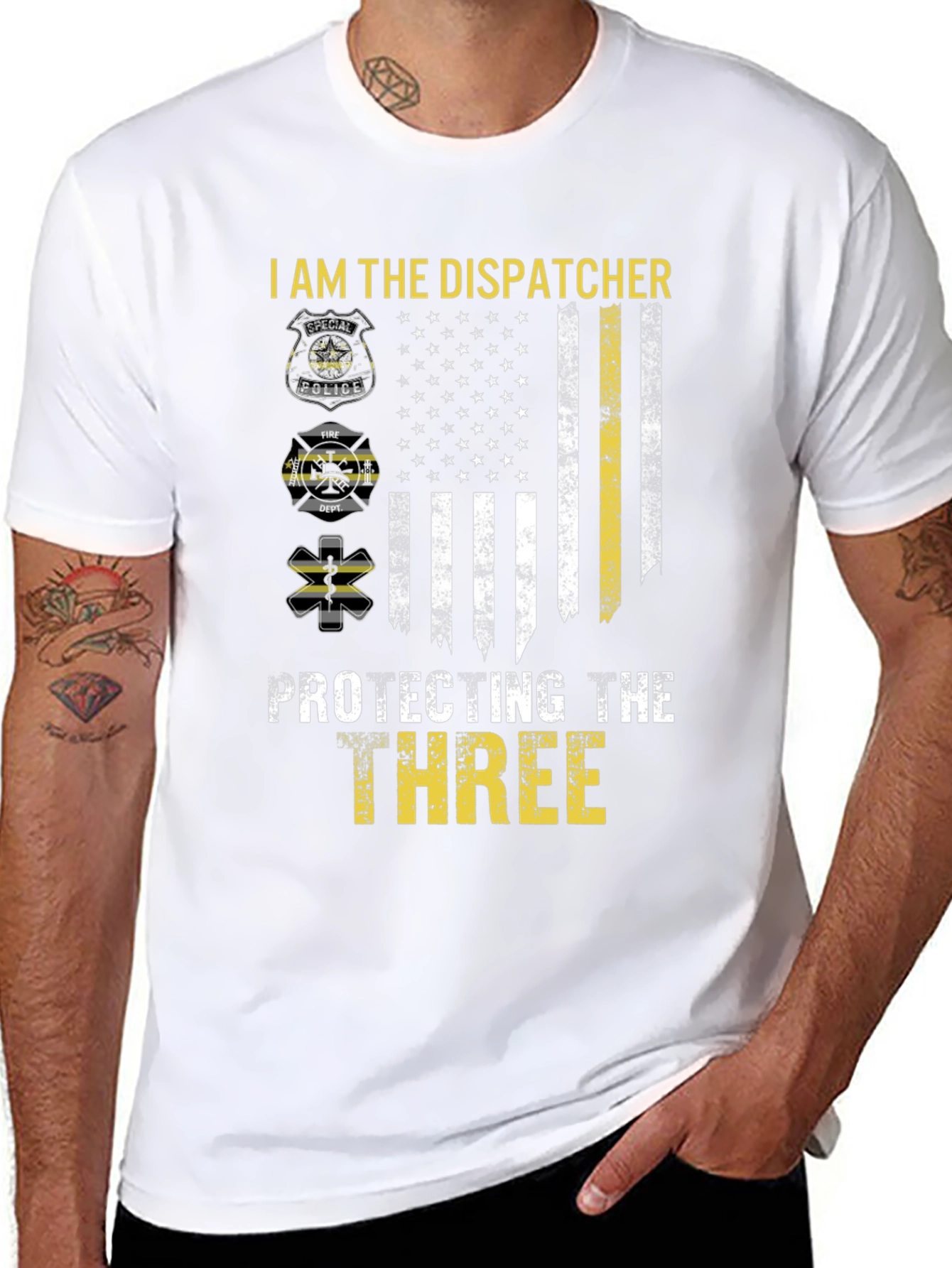 Dispatcher Protecting the Three T-Shirt