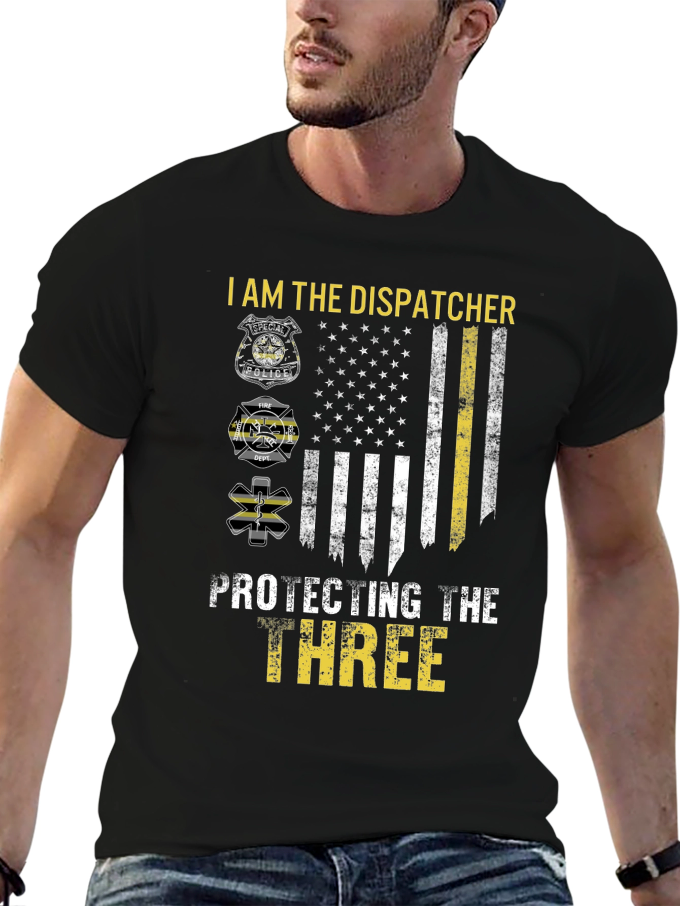 Dispatcher Protecting the Three T-Shirt