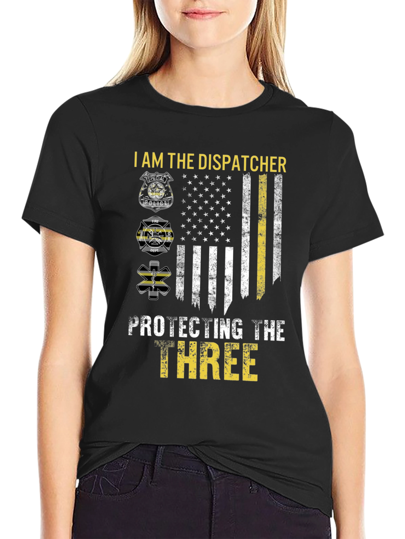 Dispatcher Protecting the Three T-Shirt