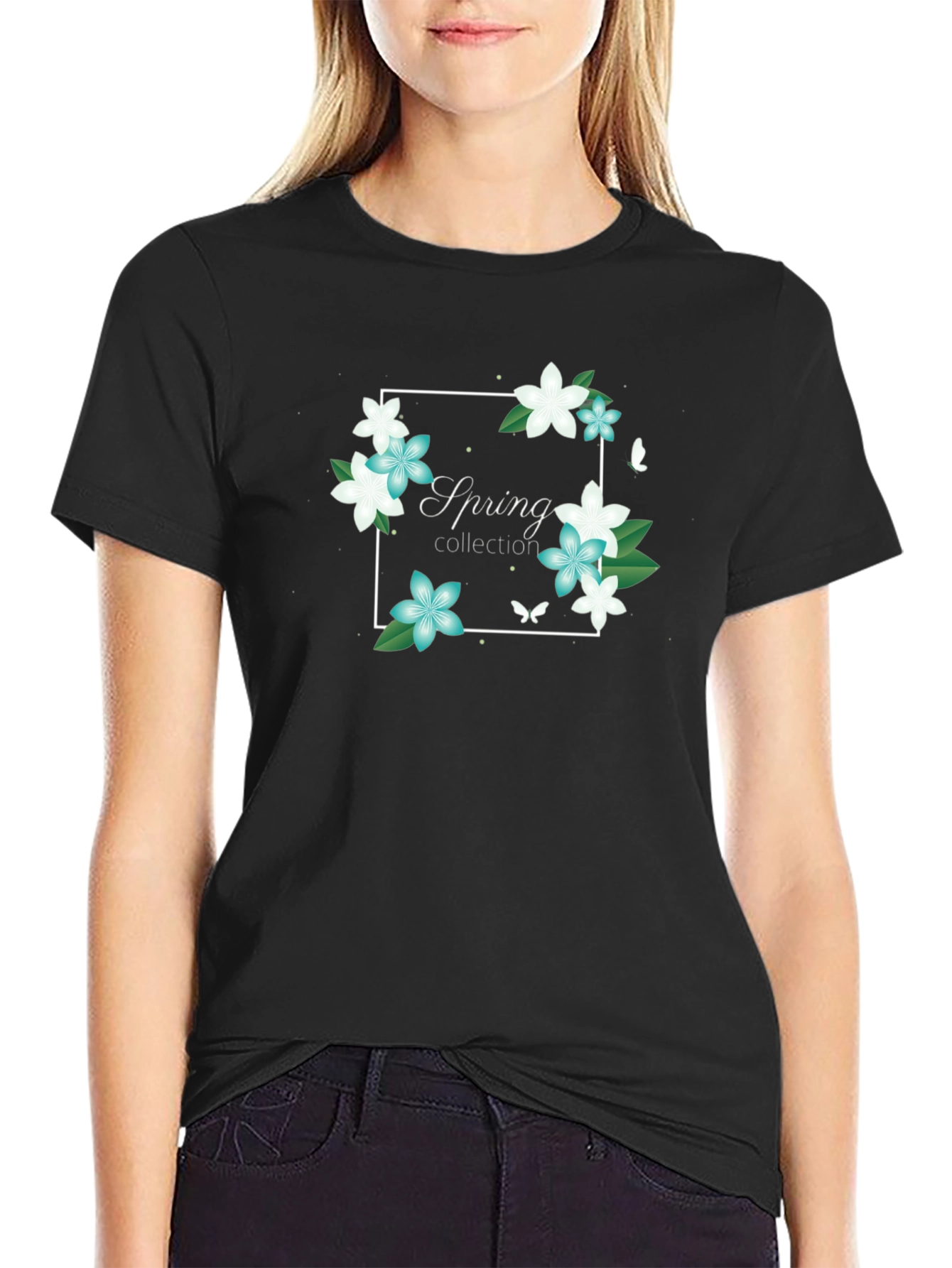 Spring Collection Black T-Shirt