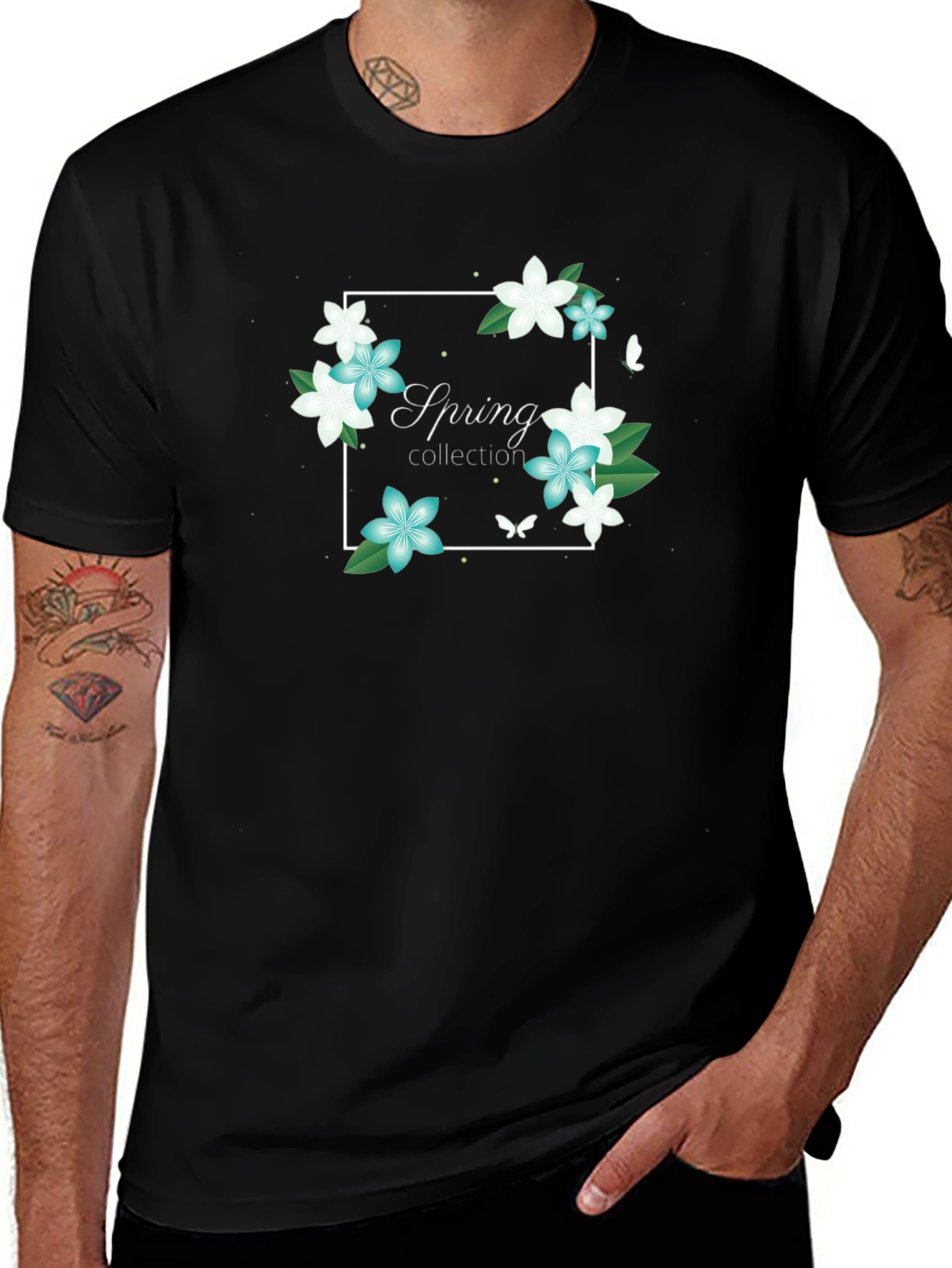 Spring Collection Black T-Shirt