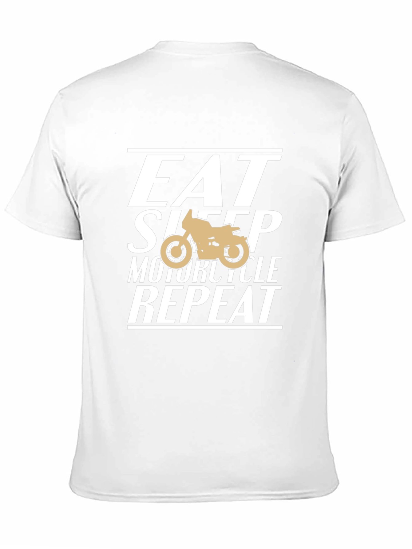 Eat Sleep Motorcycle Repeat T-Shirt - Black
