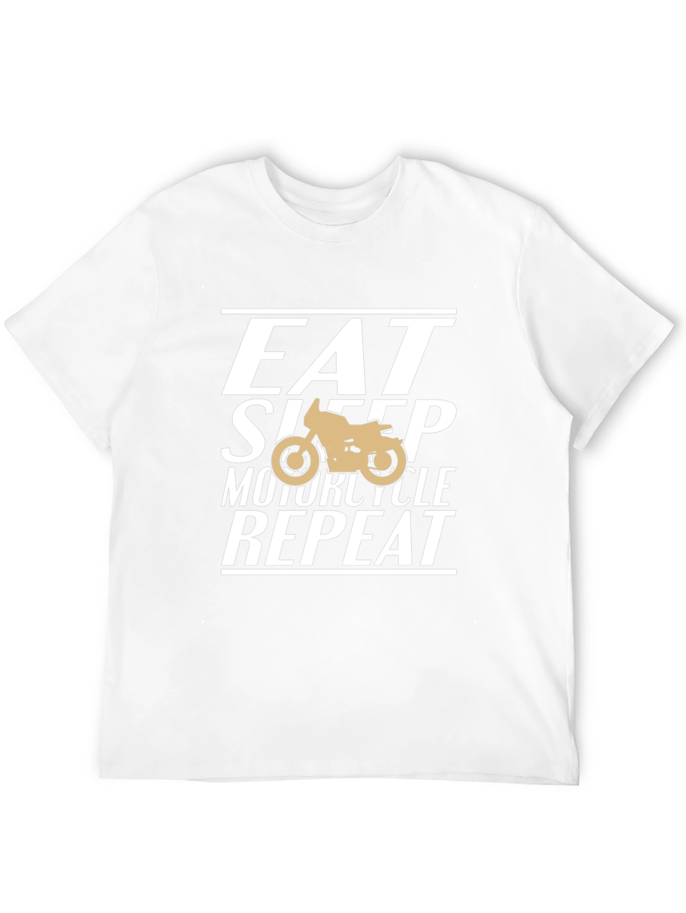 Eat Sleep Motorcycle Repeat T-Shirt - Black