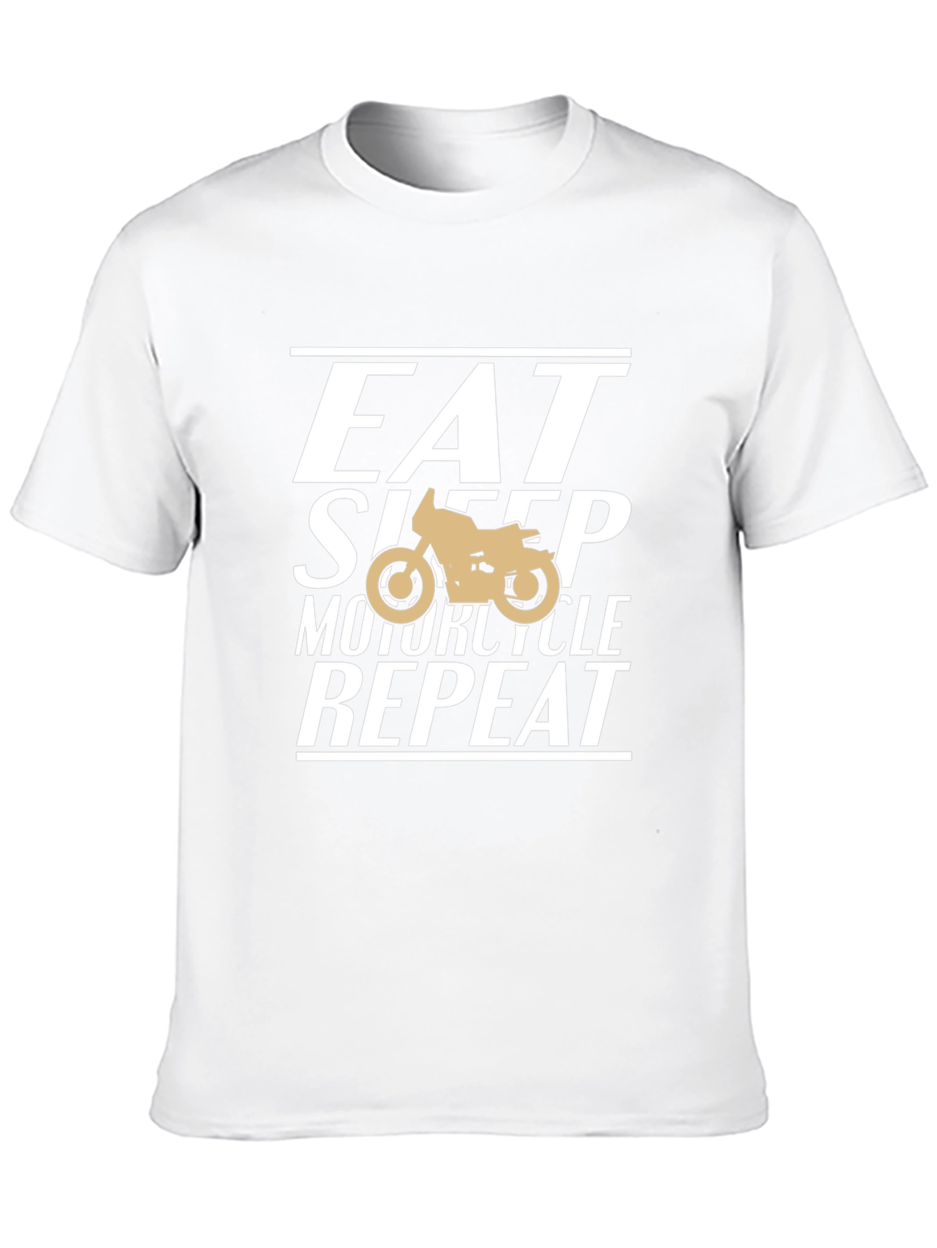 Eat Sleep Motorcycle Repeat T-Shirt - Black