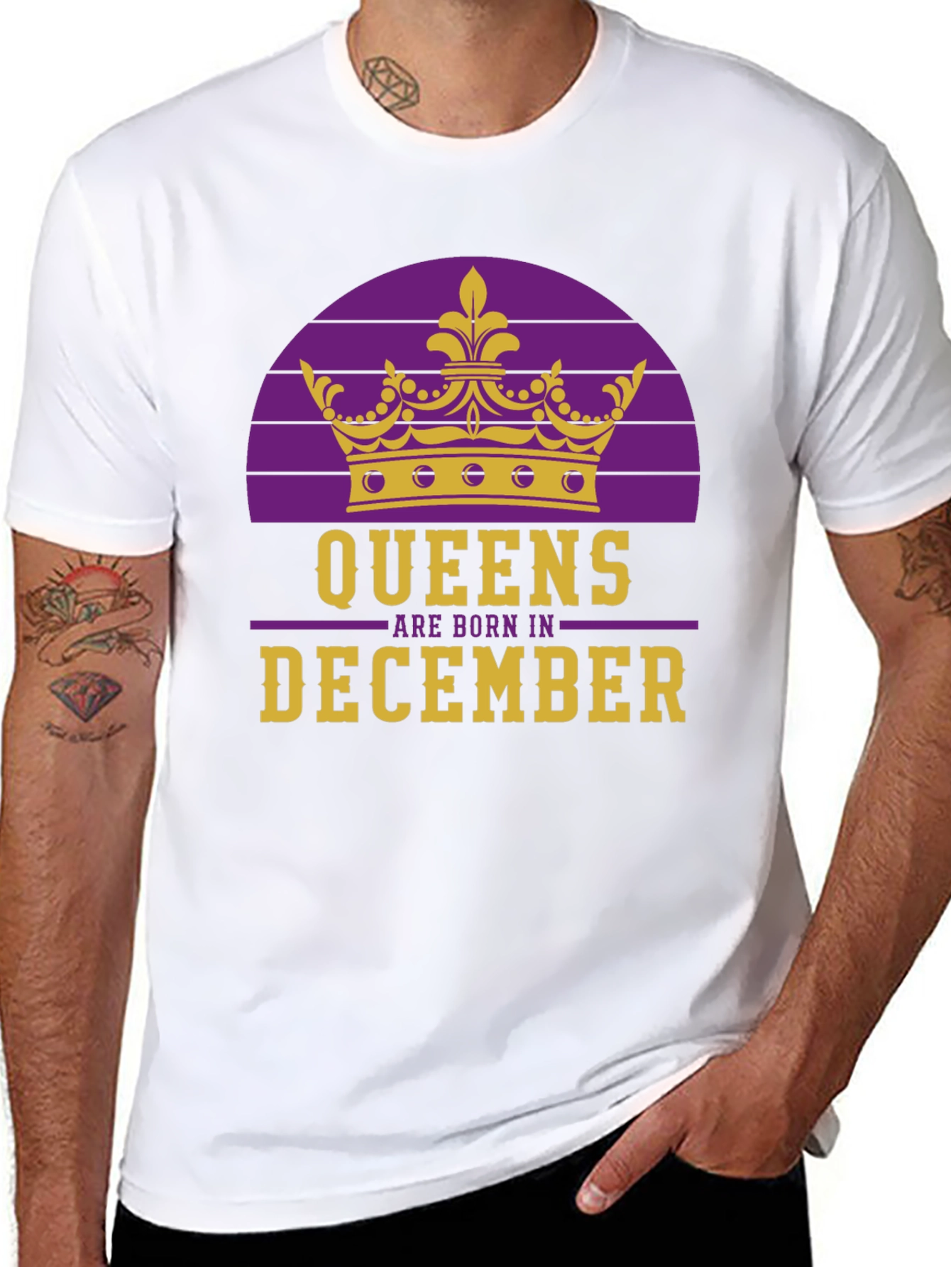 Queens Are Born In December T-Shirt